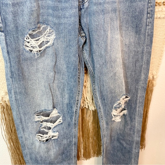 Jack & Jones Loose Chris Distressed Baggy Jeans 32x32 - Picture 5 of 7